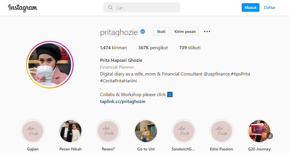 Akun Media Sosial Berfaedah Ala Reva